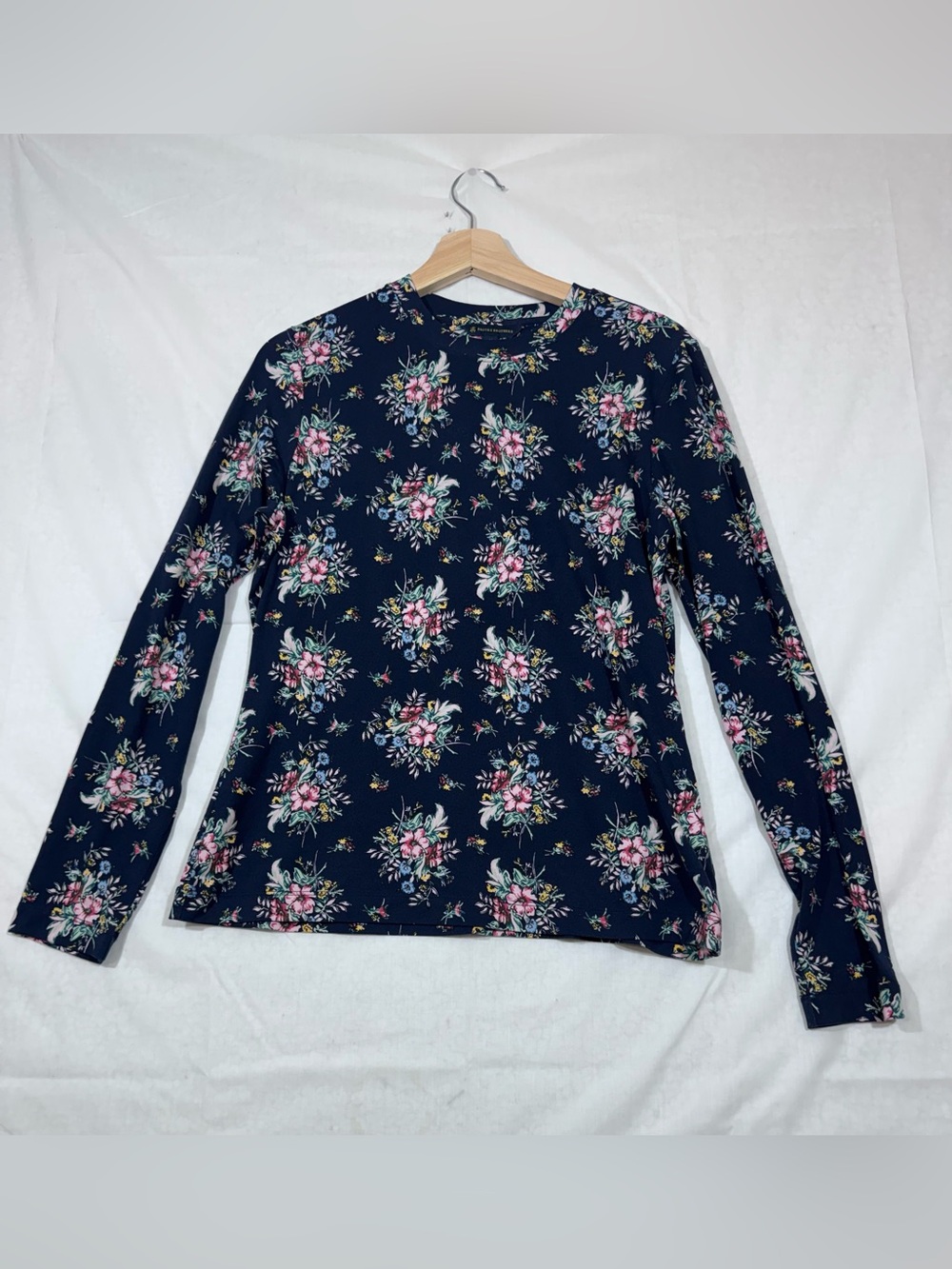 Brooks Brothers Floral Pullover Top Womens Size M Preppy Cottagecore